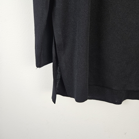 Exclusively Misook Black Embellished Cardigan Size Large - Picture 3 of 6